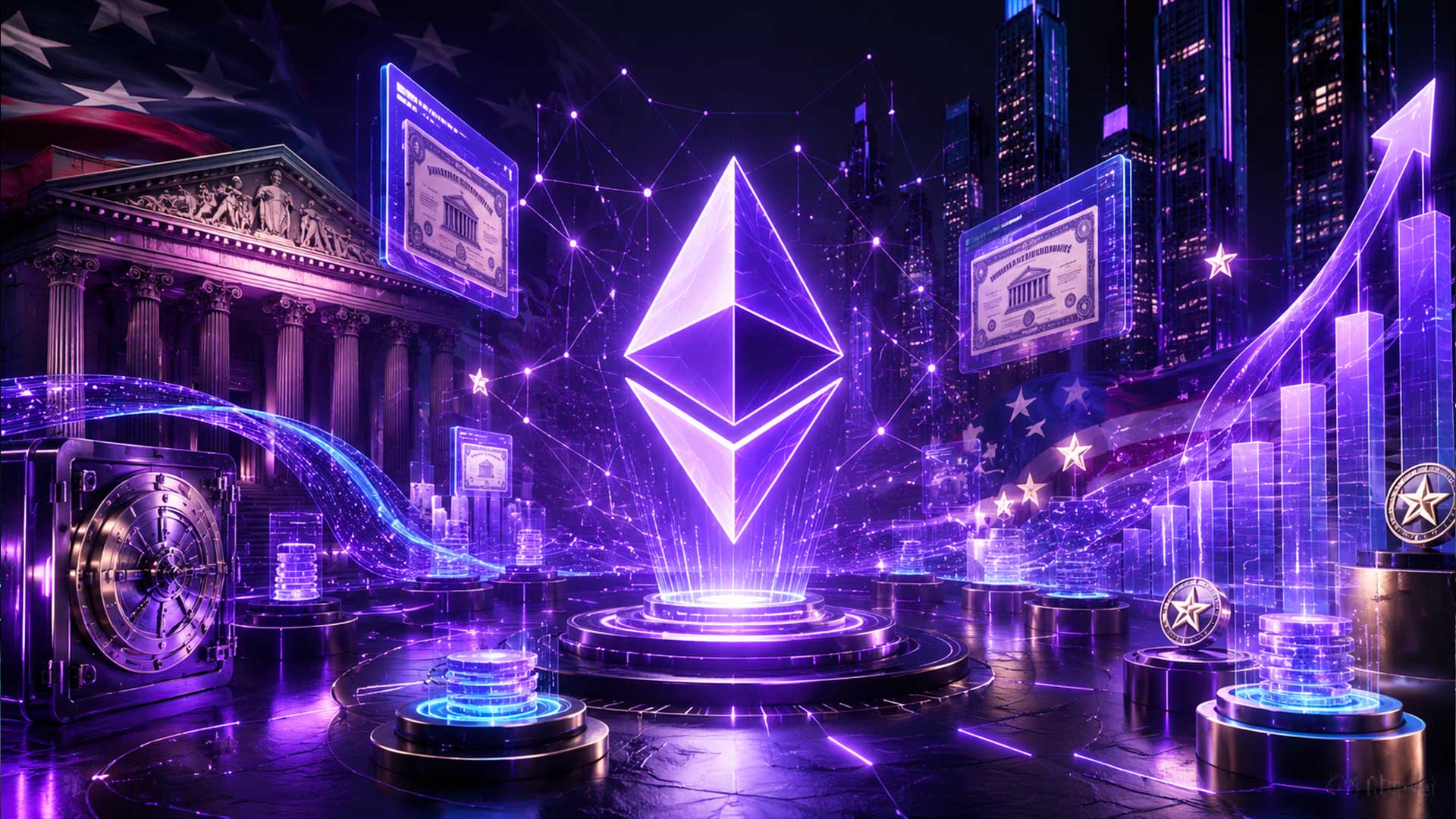I Treasury USA tokenizzati su Ethereum superano 8 miliardi di dollari