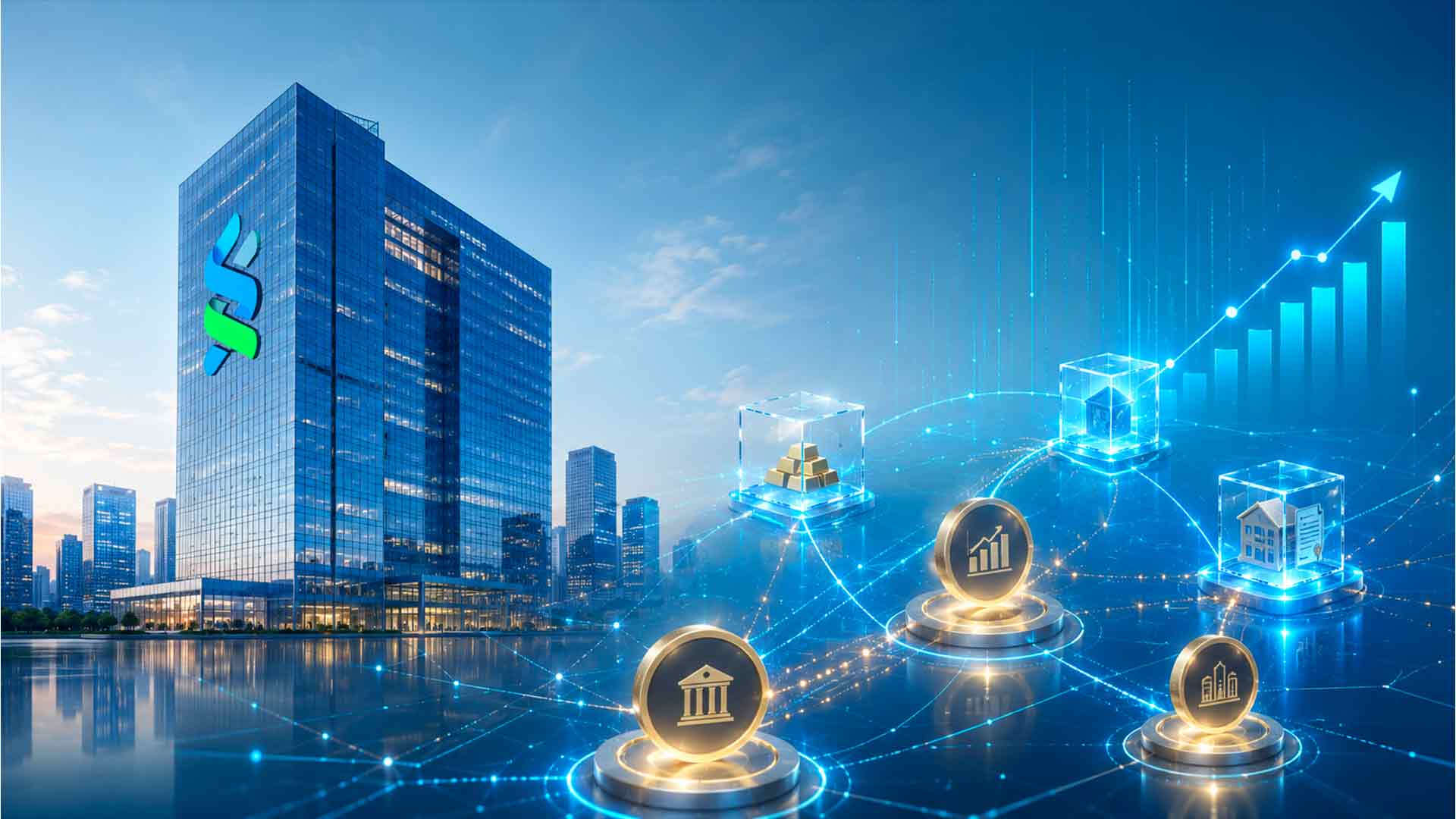 Standard Chartered prevede 4 trilioni di dollari in asset tokenizzati e una nuova fase per la finanza digitale