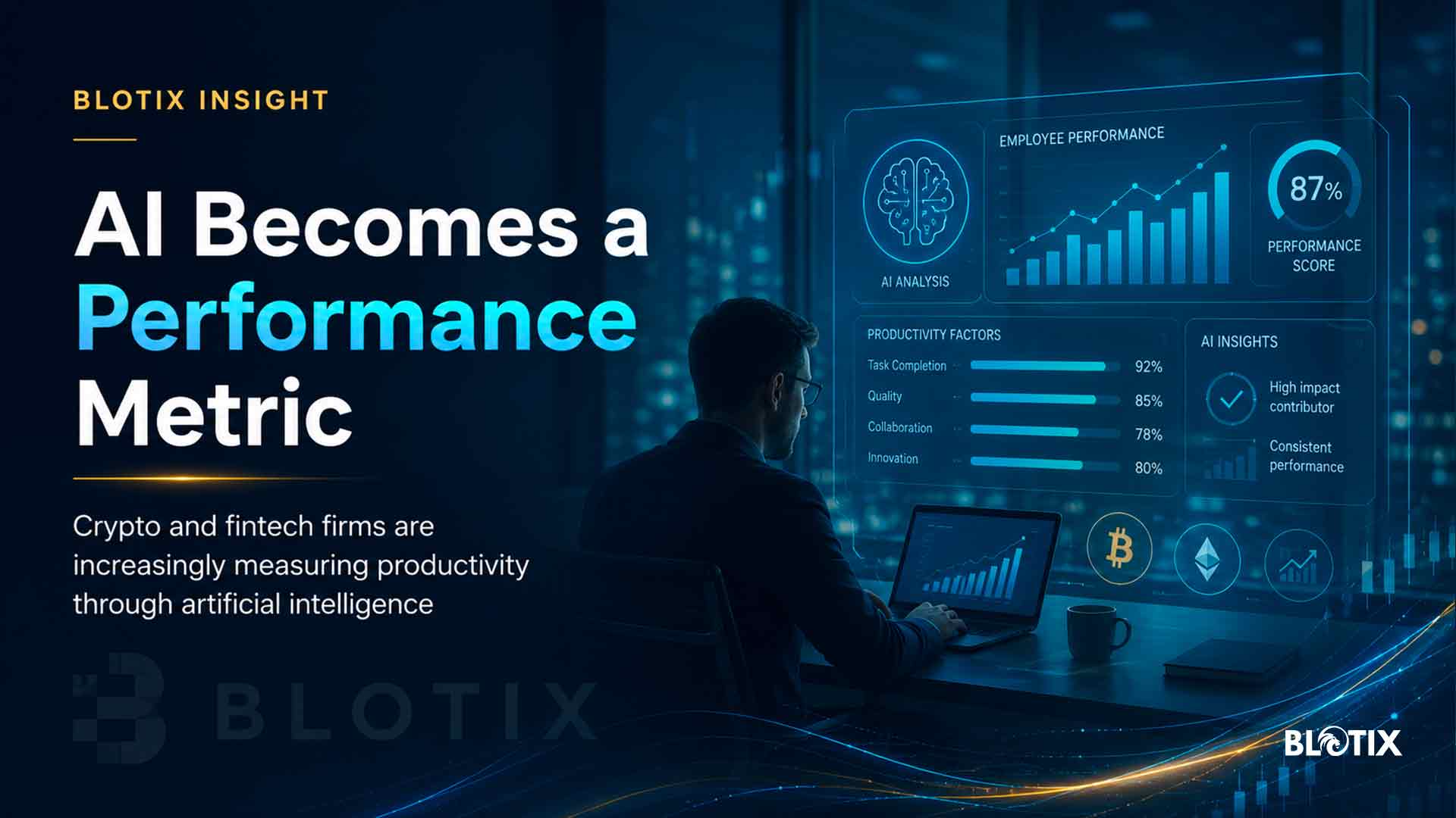 Dagli exchange crypto alle fintech l’intelligenza artificiale diventa una nuova metrica professionale