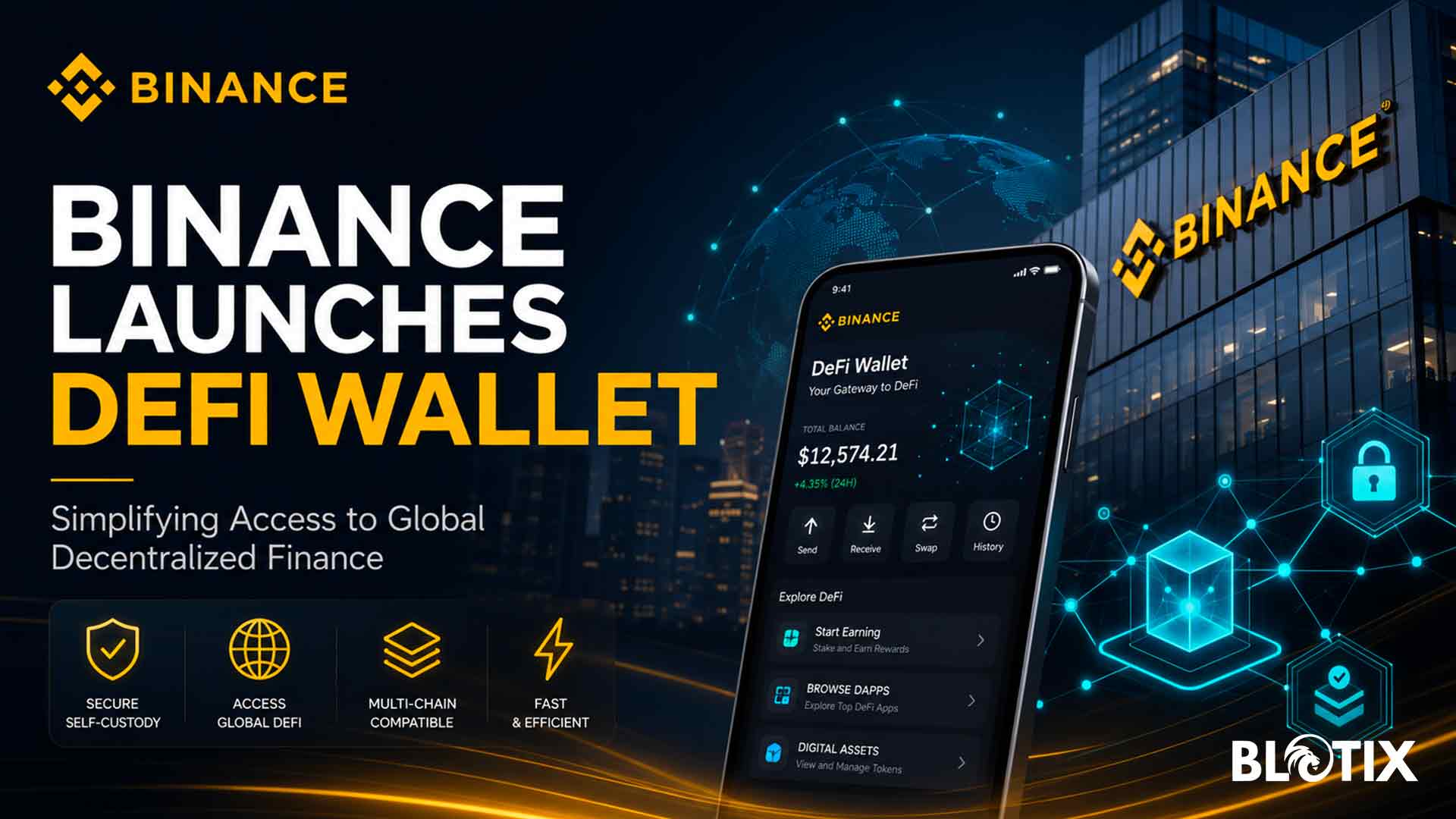 Binance lancia Wallet DeFi e semplifica l’accesso alla finanza decentralizzata globale