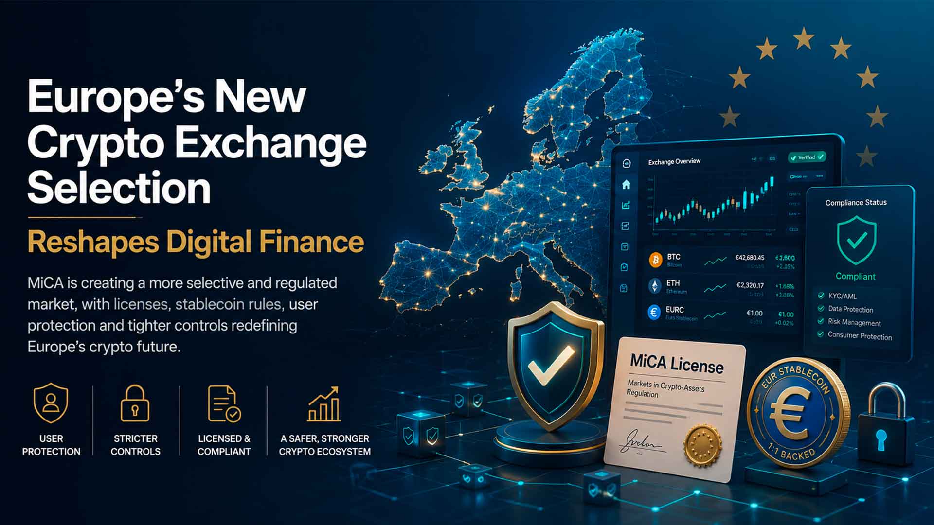 La nuova selezione europea degli exchange crypto cambia il futuro della finanza digitale