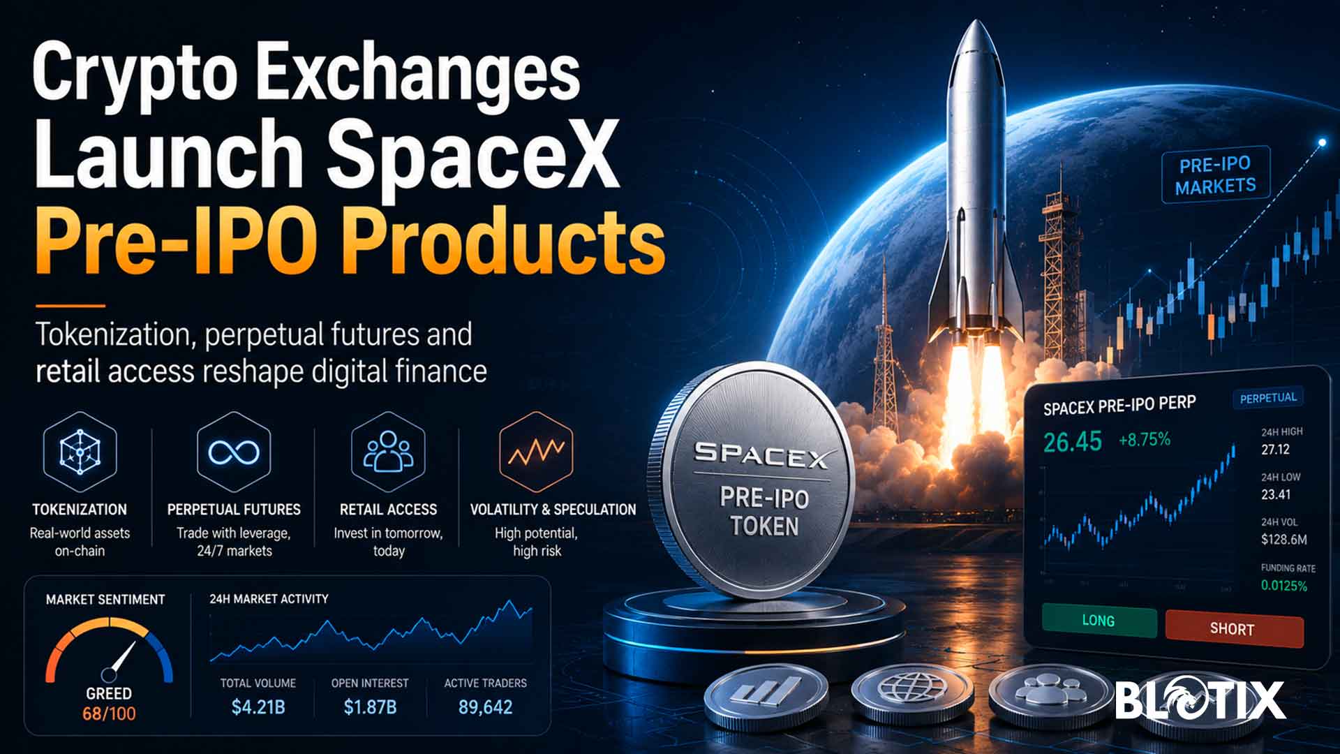 Dai futures pre-IPO alla tokenizzazione la nuova sfida crypto parte da SpaceX