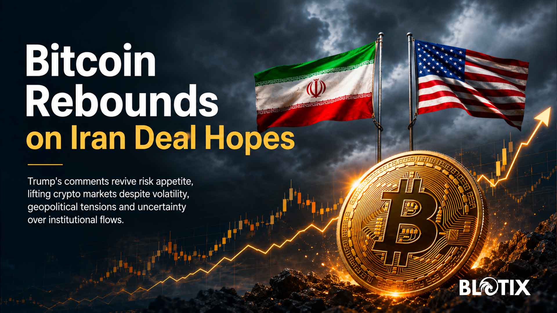 Bitcoin recupera terreno mentre i mercati scommettono sulla distensione tra Stati Uniti e Iran