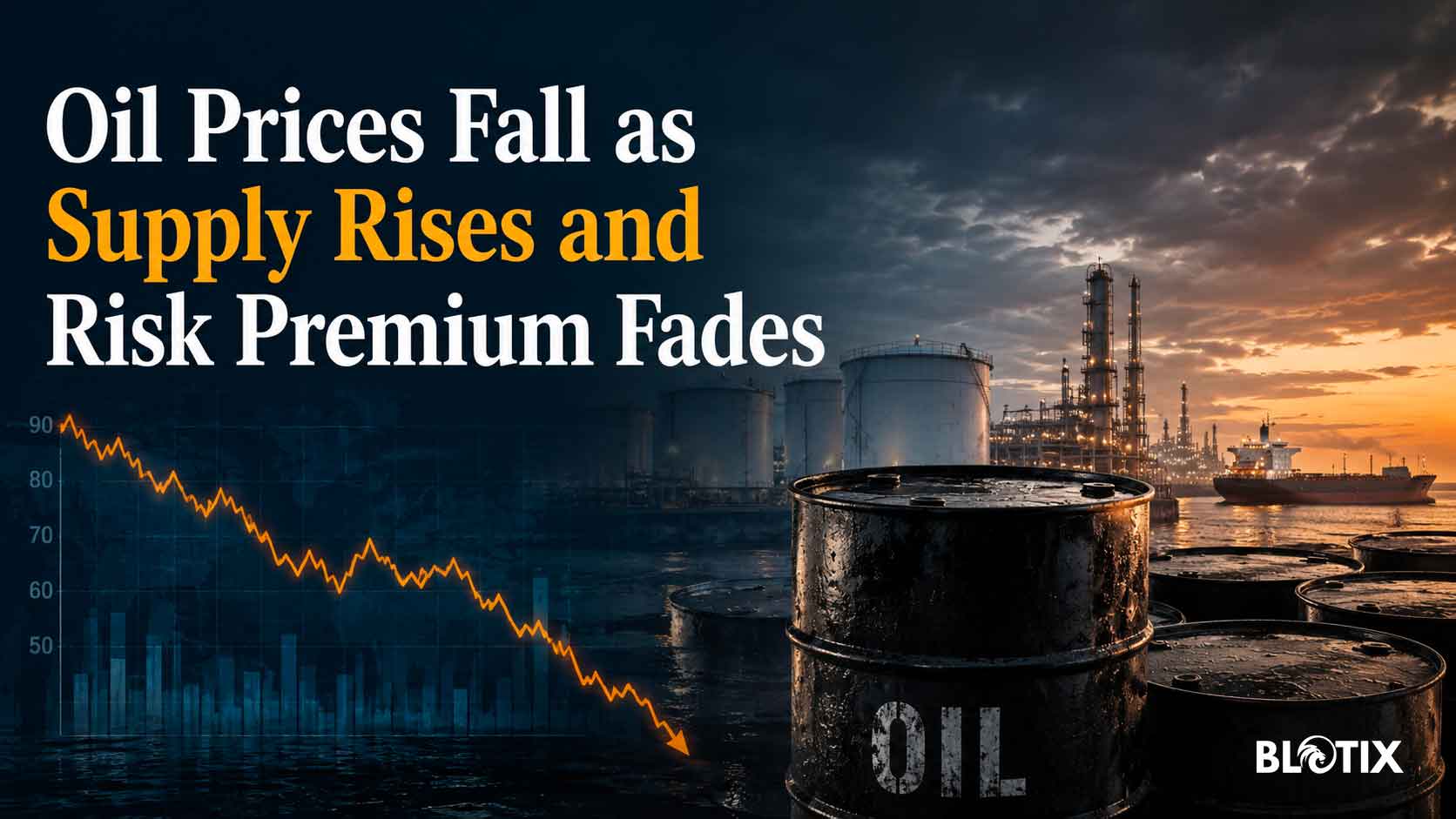 Petrolio in calo tra esportazioni saudite, OPEC+ e domanda globale debole